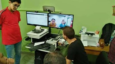 افتتاح منظومة التشخيص عن بعد بمستشفى الفرافرة المركزي