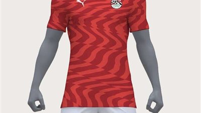 منتخب مصر بزيه الأساسي في مواجهة جنوب أفريقيا بثمن النهائي