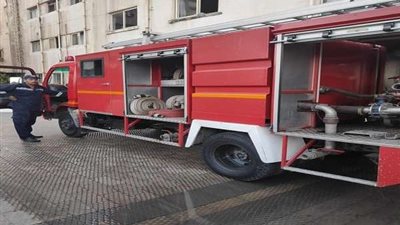 الصور الأولى لحريق مستشفى الشاطبي بالإسكندرية