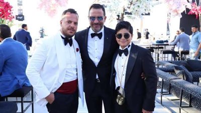 بالصور.. حفل زفاف نجل ماجد المصري على شاطئ العلمين