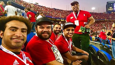 نجوم مسرح مصر يساندون المنتخب أمام جنوب أفريقيا