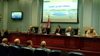 محافظ الوادي الجديد يناقش إجراءات تسليم عقود الملكية لصغار المزارعين