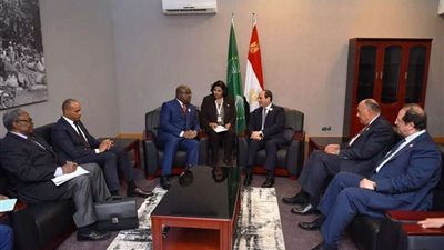 السيسي لرئيس الكونغو: نثمن موقفكم المساند لمصر في موضوعات مياه النيل