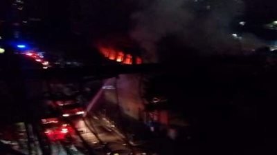 انهيار جزء أثناء إطفاء حريق كنيسة الأنبا بولا بحدائق القبة