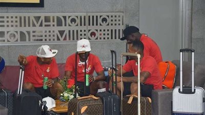 منتخب غانا يغادر مطار القاهرة