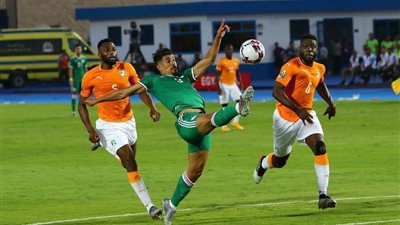 سيلفلن جبوهو رجل مباراة الجزائر وكوت ديفوار