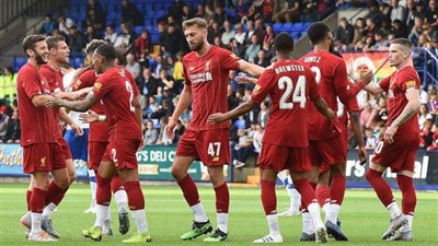 في غياب صلاح.. ليفربول يسحق ترانمير بسداسية وديا