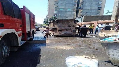 الحماية المدنية تسيطر على حريقين في حلوان والمقطم