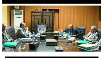 رئيس جامعة بنى سويف يترأس لجنة تقييم المرشحين لعمادة التربية الرياضية والزراعة