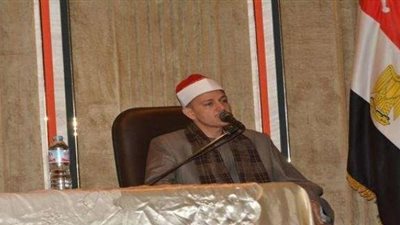 خالد الجارحي.. قارئ في حضرة الرئيس: أحلم بإمامة الحرم