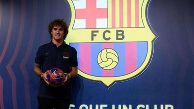 جريزمان: هدفي تحقيق كل الألقاب مع برشلونة