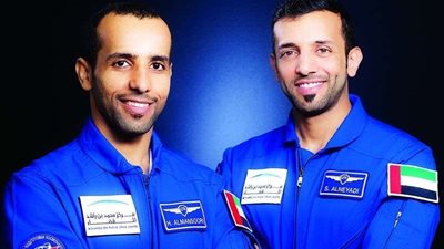 رائدا الفضاء الإماراتيان يتدربان في مركز تابع لـ 