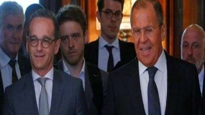 وزير الخارجية الروسي يجري محادثات مع نظيره الألماني