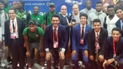منتخب نيجيريا يغادر القاهرة بعد تحقيق برونزية أمم أفريقيا