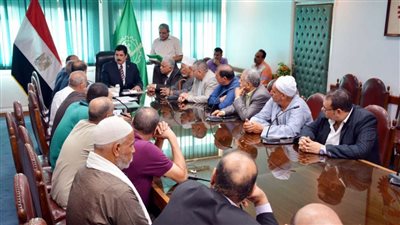 محافظ القليوبية يجتمع باتحاد عائلات شبين القناطر لبحث مشاكلهم