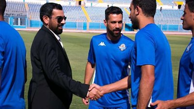 أول ظهور لرئيس نادي بيراميدز (صور)