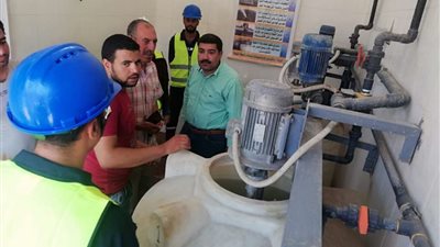 مياه القليوبية: محطة مياه كفر شكر تحصل على الشهادة العالمية 