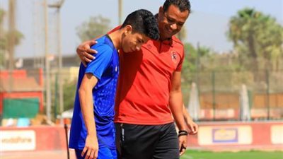 تدريبات تأهيلية لعمار حمدي في الأهلي