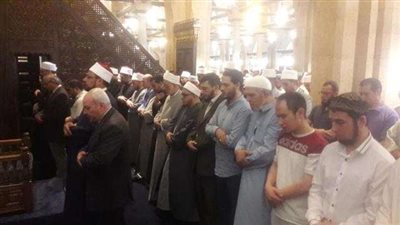حضور قيادات الأزهر والأوقاف جنازة الشيخ معوض الأزهري