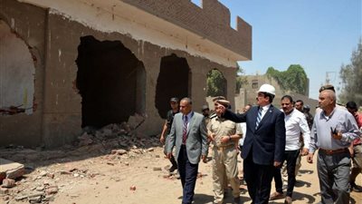 محافظ القليوبية يتابع إزالة التعديات على أملاك الدولة