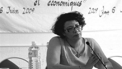 سعيدة قراش تودع السبسي قبل ساعات من دفنه