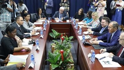 الأولى بين البلدين.. لافروف يزور سورينام لبحث العلاقات الثنائية