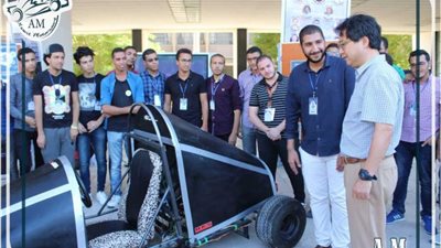 فريق طلابي بجامعة أسيوط يشارك في المسابقة العالمية لتصميم السيارات بإنجلترا