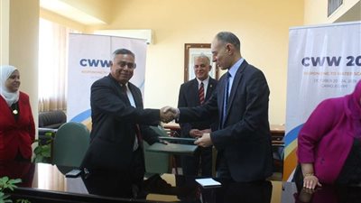 الري: مصر للطيران الناقل الرسمي لأسبوع القاهرة الثاني للمياه 