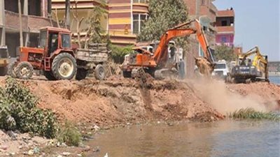 تنفيذ 137 إزالة في 7 محافظات على نهر النيل