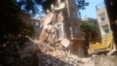 شهود عيان: منزل تحت الإنشاء السبب في كارثة عقار حدائق القبة