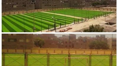 محافظ أسيوط: إنشاء معلب نجيل صناعي لكرة القدم بمركز شباب صدفا