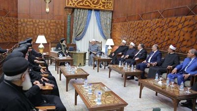 البابا تواضروس يهنئ شيخ الأزهر بعيد الأضحى المبارك