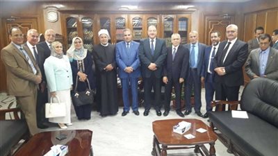رئيس جامعة الأزهر خلال استقباله عمداء الكليات الجدد: 