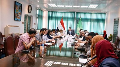 محافظ القليوبية يناقش آخر تطورات مشروعات الوكالة الألمانية داخل المحافظة