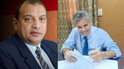 محي الدين مطاوع قائماً بعمل عميد الألسن بجامعة بني سويف