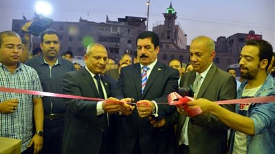 محافظ القليوبية يفتتح معرض مبادرة 