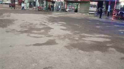 حمله لرفع الإشغالات بشوارع مركز مغاغة بالمنيا