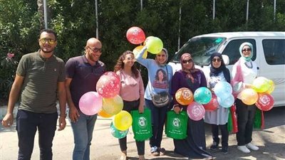 بالصور.. الوحدة المحلية برأس البر تستقبل المواطنين بالبلالين احتفالاً بالعيد