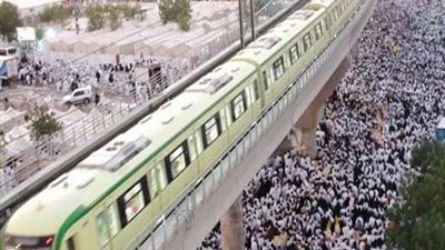 قطار المشاعر المقدسة ينقل أكثر من مليون حاج في 45 ساعة