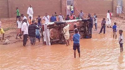 الفيضانات والسيول تهدم مئات المنازل وتشرد العائلات في السودان