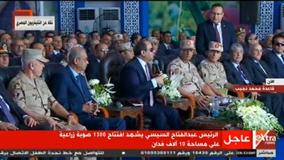 السيسي: لن نسمح مرة أخرى بالاعتداء على أراضي الدولة