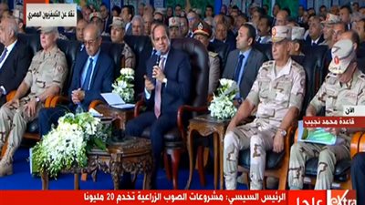 السيسي: زراعة 100 ألف فدان صوب زراعية يكفي استهلاك 20 مليون
