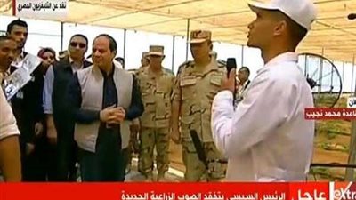 الرئيس يُطالب بعدم التدخل البشري بمشروع الصوب الزراعية