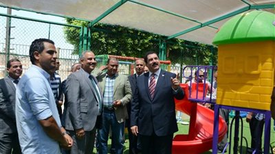 محافظ القليوبية يتفقد تطوير نادي القناطر ويفتتح محطتي معالجة صرف صحي