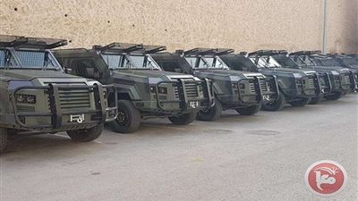 بالصور.. فلسطين تتسلم الدفعة الثانية من المصفحات العسكرية الأردنية