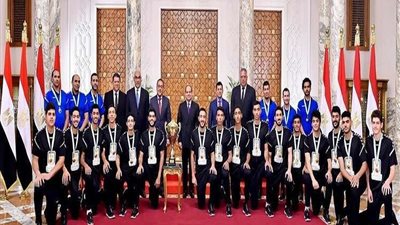 الجريدة الرسمية تنشر قرار السيسي بمنح وسام الدرجة الأولى لمنتخب اليد