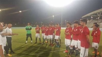 المنتخب الأوليمبي يخوض تدريباته استعدادًا للسعودية