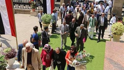 بدء توافد أعضاء حزب الوفد على ضريح سعد زغلول لإحياء ذكرى وفاته