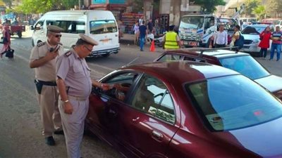 حملات مرورية بشوارع ومدن القليوبية
