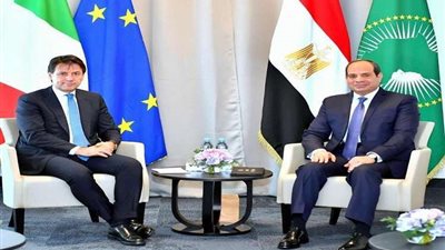 على هامش مجموعة السبع.. السيسي يستقبل رئيس وزراء إيطاليا بمقر إقامته